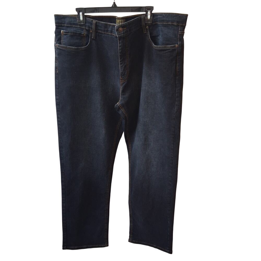 Urban Star Men's Dark Wash Relaxed Fit Straight Leg Jeans Summer Spring 44x32